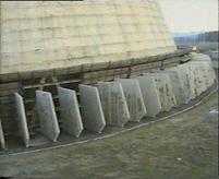 Cooling towers of the minsk TEP-4, TEP-3
