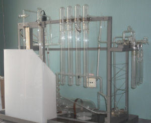  Experimental setup for investigation of adsorption